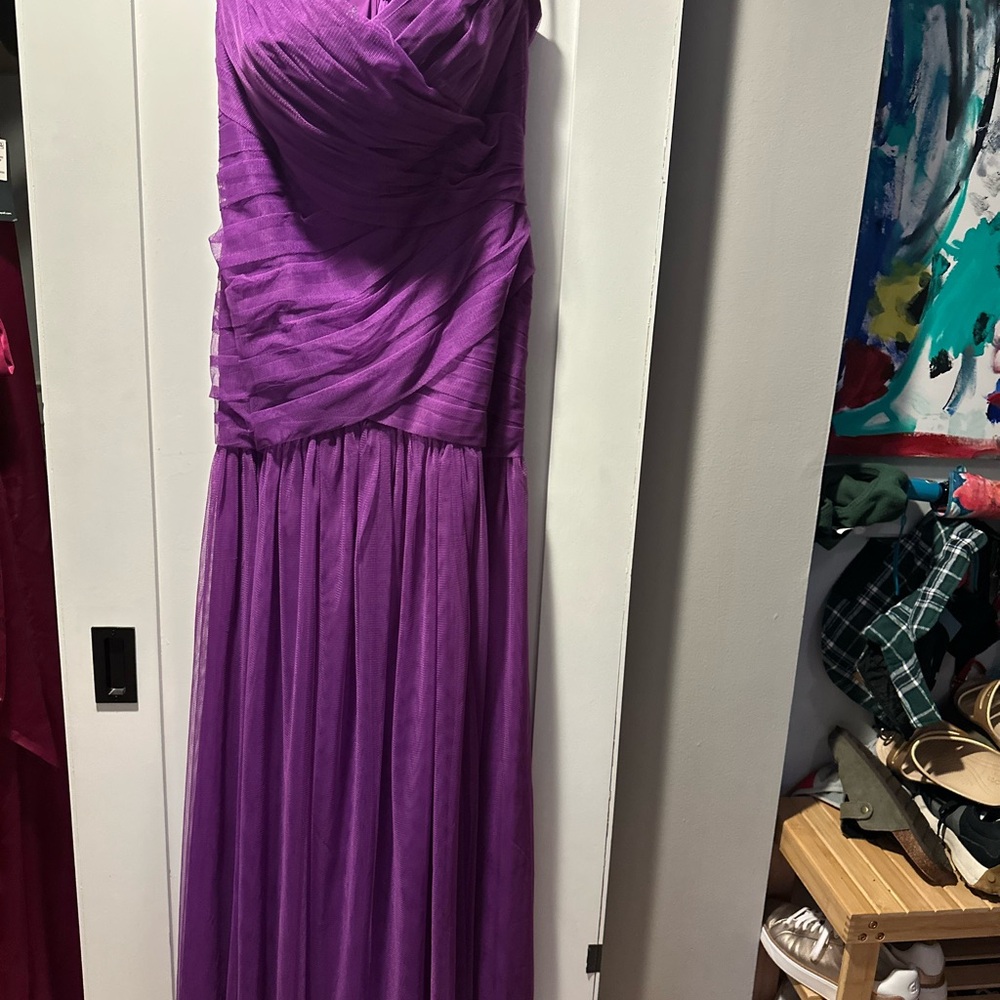 Elegant Purple Evening Gown
